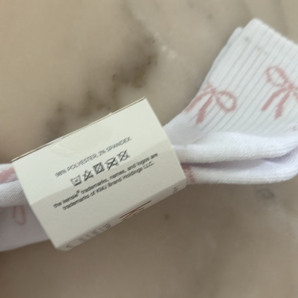 Kensie Luxe Bow Print Quarter Socks Franco Sarto Ruffle Trim 3 Pack Sz 4/10 - Picture 12 of 15